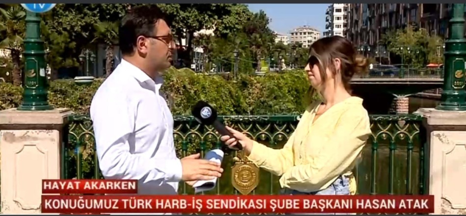 ŞUBE BAŞKANIMIZ HASAN ATAK ES TV CANLI YAYININA KATILDI